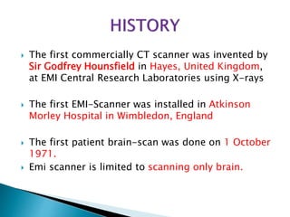 EMI Scanner Mark 1 - The First CT, Sir Godfrey Hounsfield i…
