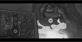 Caravan Tales Beat board - a boy who ventures away to his mystical destiny