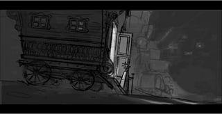 Caravan Tales Beat board - a boy who ventures away to his mystical destiny