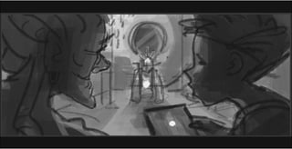 Caravan Tales Beat board - a boy who ventures away to his mystical destiny