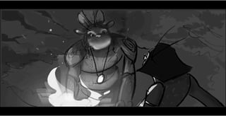 Caravan Tales Beat board - a boy who ventures away to his mystical destiny