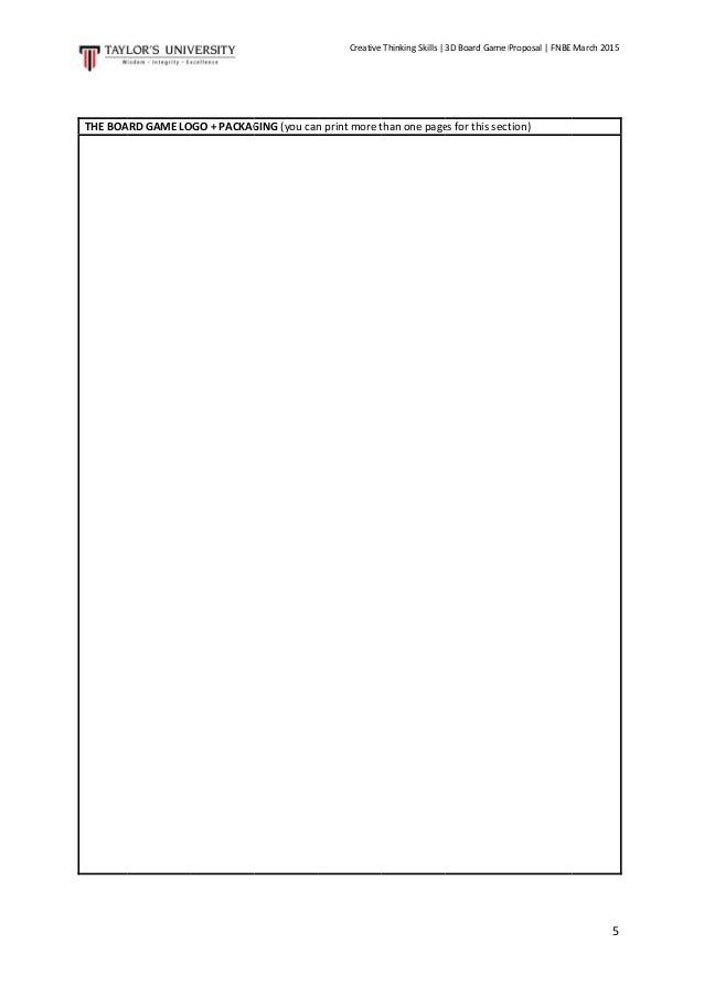 Cts individual board game proposal template march 2015