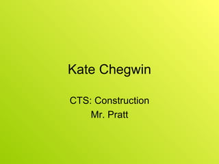 CTS: Construction Projects | PPT