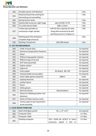 Pumping Operatorcheat Sheet Cts pump operator cum mechanic | PDF