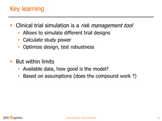 Clinical Trial Simulation training with simulo 20161124 | PDF