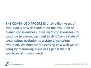 Richard Barrett - The Evolution of Global Consciousness Next Steps | PPTX
