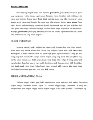 Ctu analisis ayat ( siap ):kewajipan berpuasa