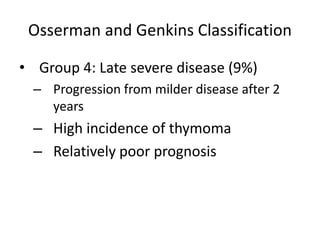 Management Of Myasthenia Gravis | PPTX