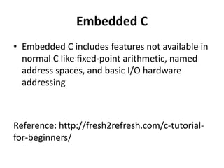 C programming tutorial for beginners | PPT