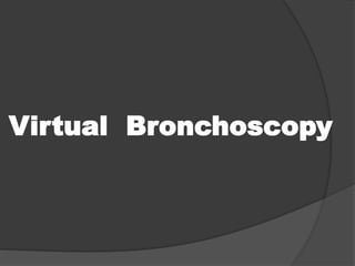 Virtual Bronchoscopy
 
