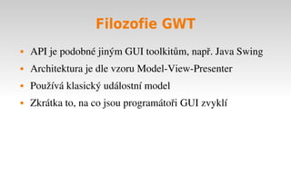 Jana Kaštánka / Google Web Toolkit | PDF
