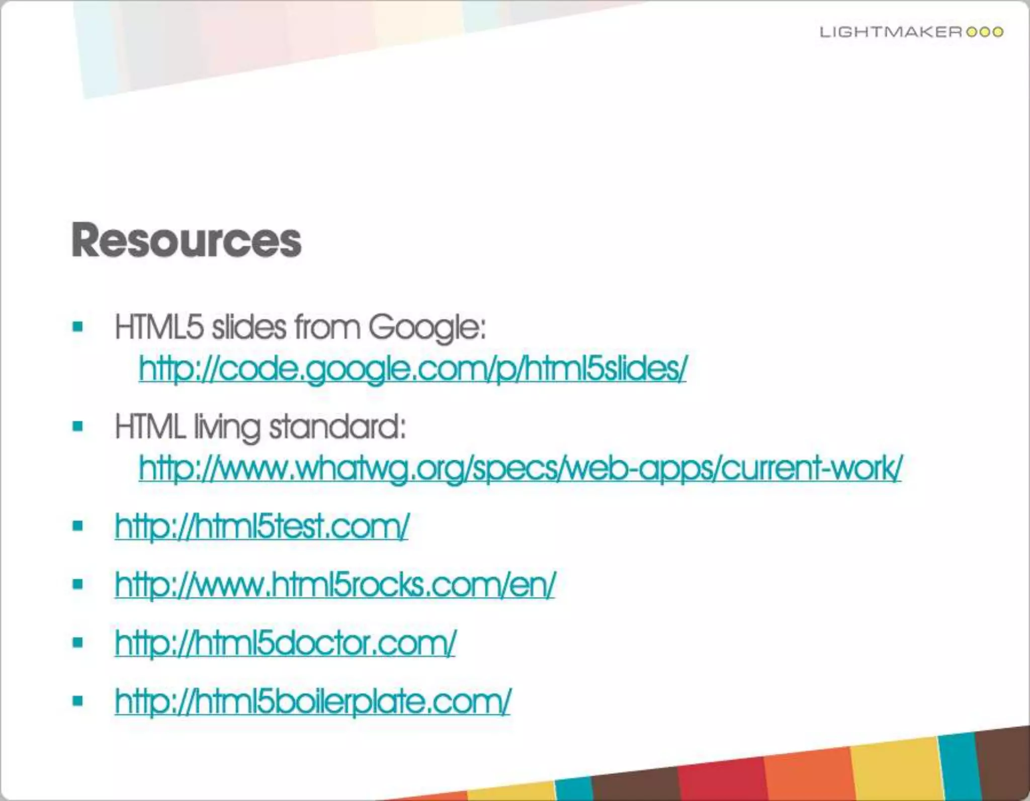 HTML5 - Create The Web London