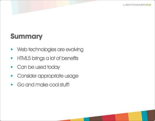 HTML5 - Create The Web London