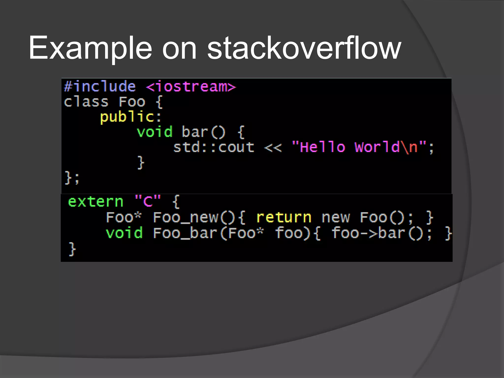 Example on stackoverflow
 