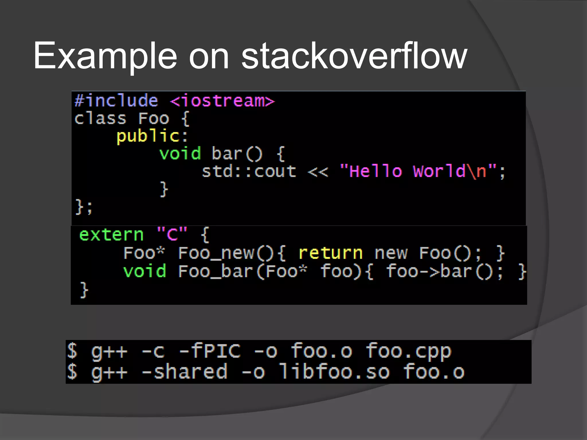 Example on stackoverflow
 