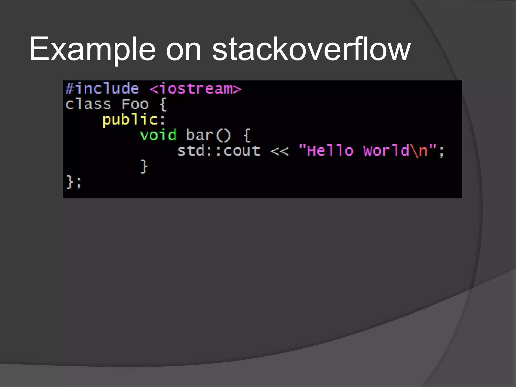 Example on stackoverflow
 
