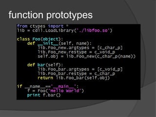 function prototypes
 