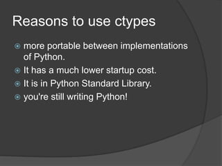 Ctypes | PPTX