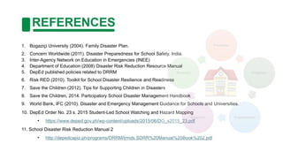 Comprehensive School Disaster Risk Reduction and Management in Basic ...