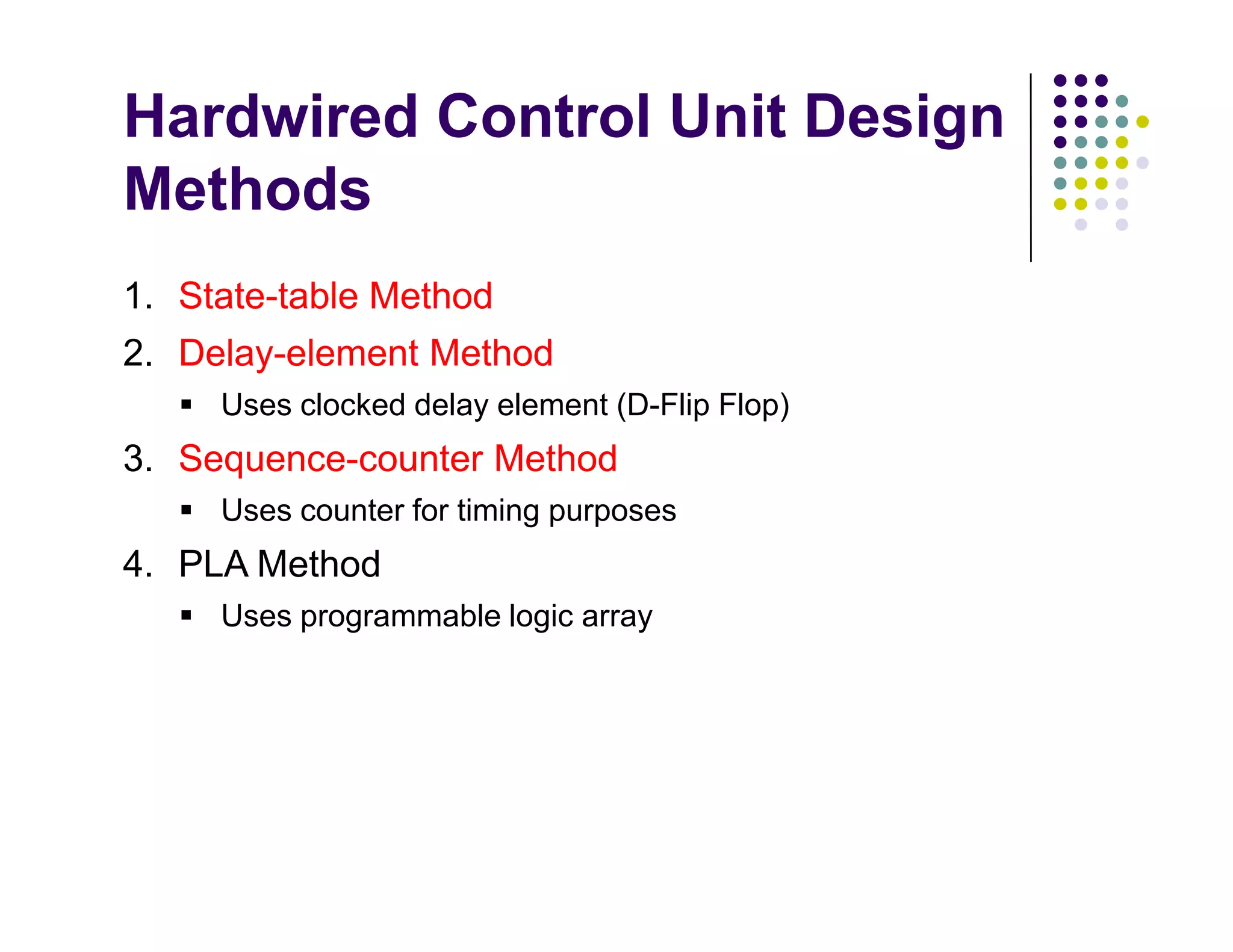 Control Unit Design | PDF