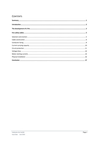 Fire safety cables | PDF