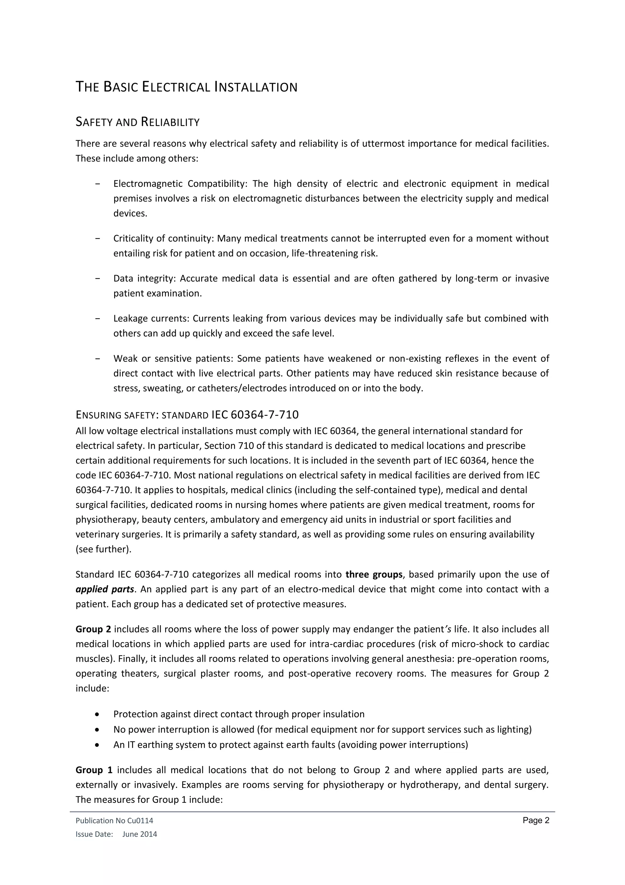 Electricity systems for hospitals | PDF