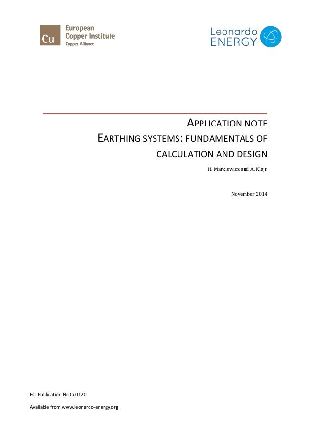Earthing calculation software Earthing calculation software