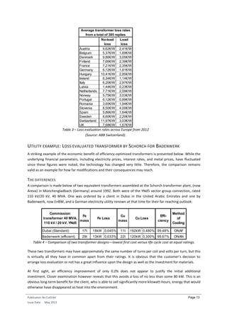 Efficiency and Loss Evaluation of Large Power Transformers | PDF