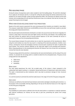 Wind farm development and operation - A case study | PDF