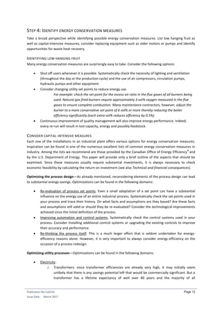 Energy efficiency self assessment in industry | PDF