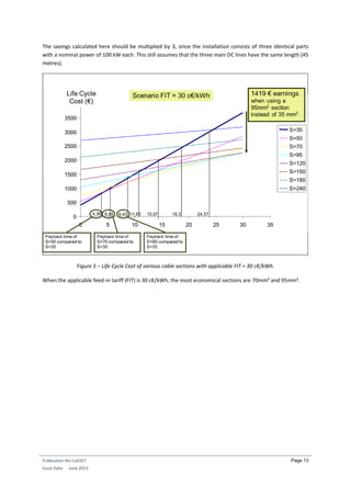 Optimal Cable Sizing in PV Systems: Case Study | PDF | Gas and Electric ...