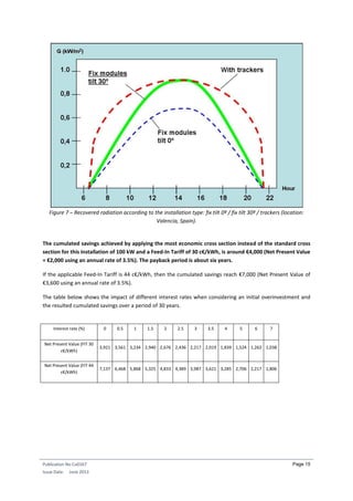 Optimal Cable Sizing in PV Systems: Case Study | PDF | Gas and Electric ...