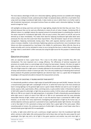 The Properties of LED Lighting | PDF