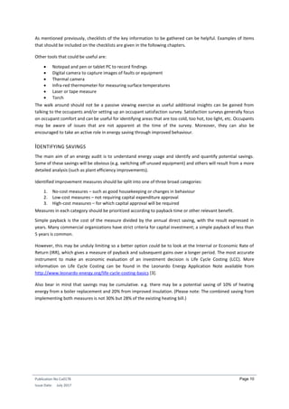 Energy efficiency self-assessment in buildings | PDF