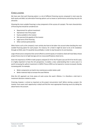 LIfe cycle costing case studies of RES and EE projects | PDF