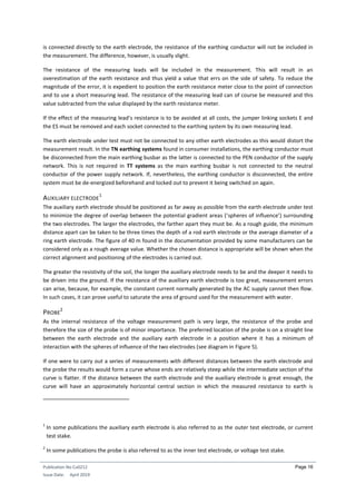 Measuring earth resistance | PDF