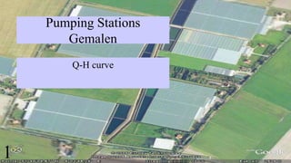 Pumping Stations
Gemalen
Q-H curve
1
 