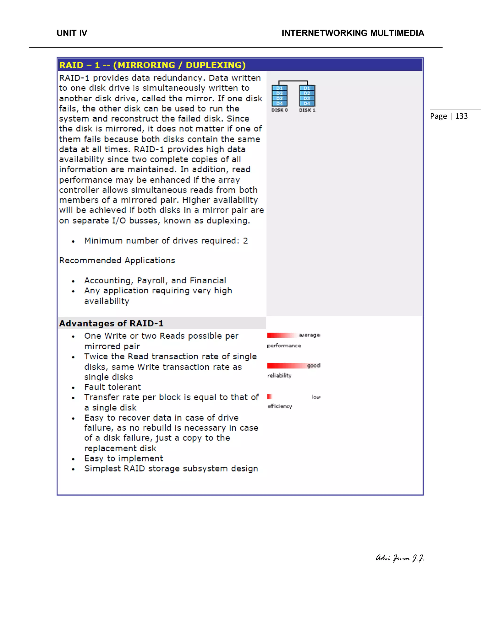 UNIT IV INTERNETWORKING MULTIMEDIA
Adri Jovin J.J.
Page | 133
 