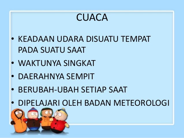 Cuaca Iklim