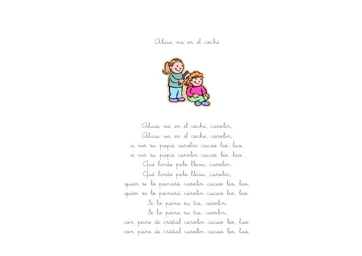 Alicia Va En El Coche Letra