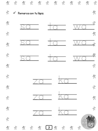 # @ # @ # @ # @ # @ # @
@
#
@
#
@
#
@
#
@
#
@
#
@
#
@
#
@
#
@
#
@
#
# @ # @ # @ # @ # @
 Remarca con tu lápiz.
sa
sa
sa
ta
ta
ta
wa
wa
wa
za
za
za
ka
ka
ka
21
 
