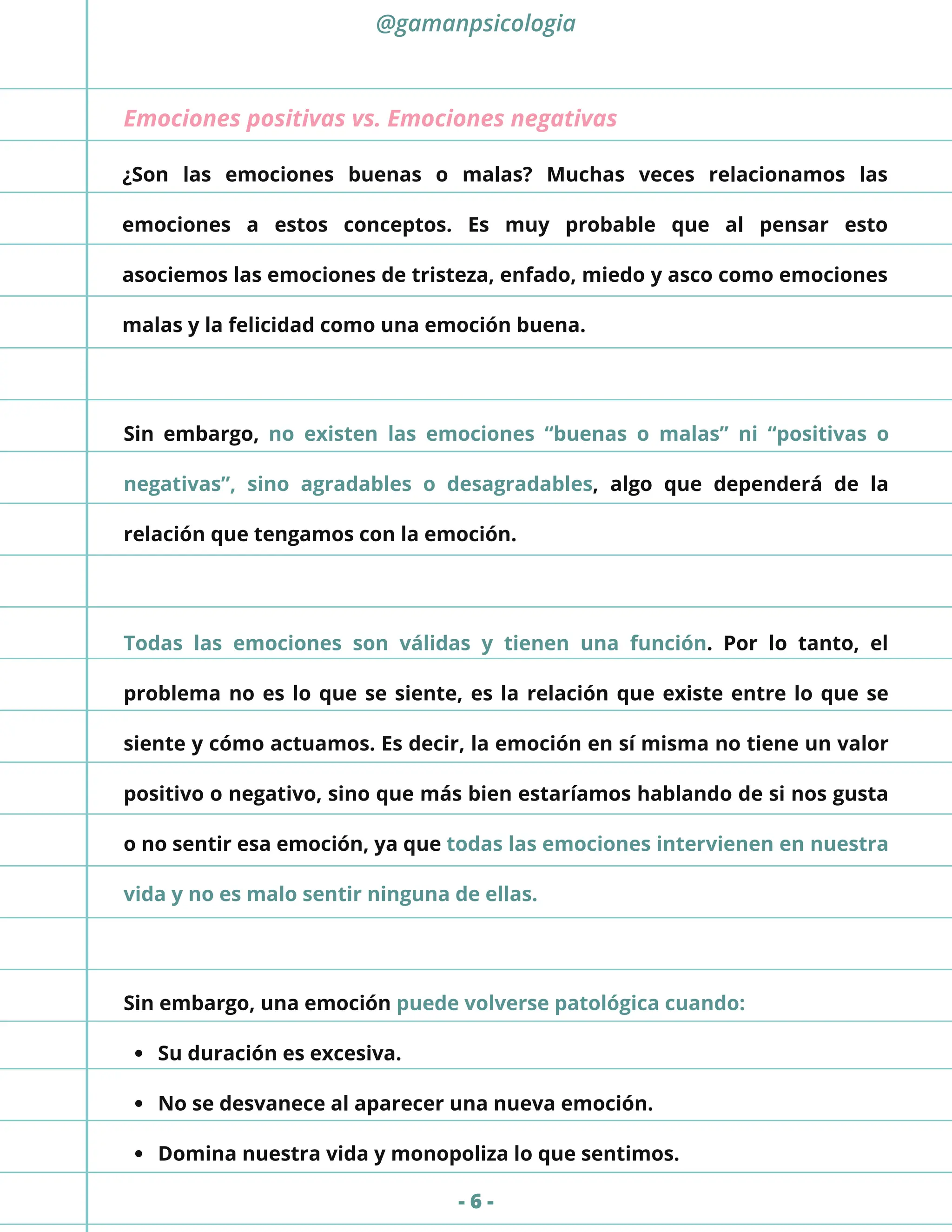 CUADERNILLO PARA GESTIONAR LAS EMOCIONES | PDF