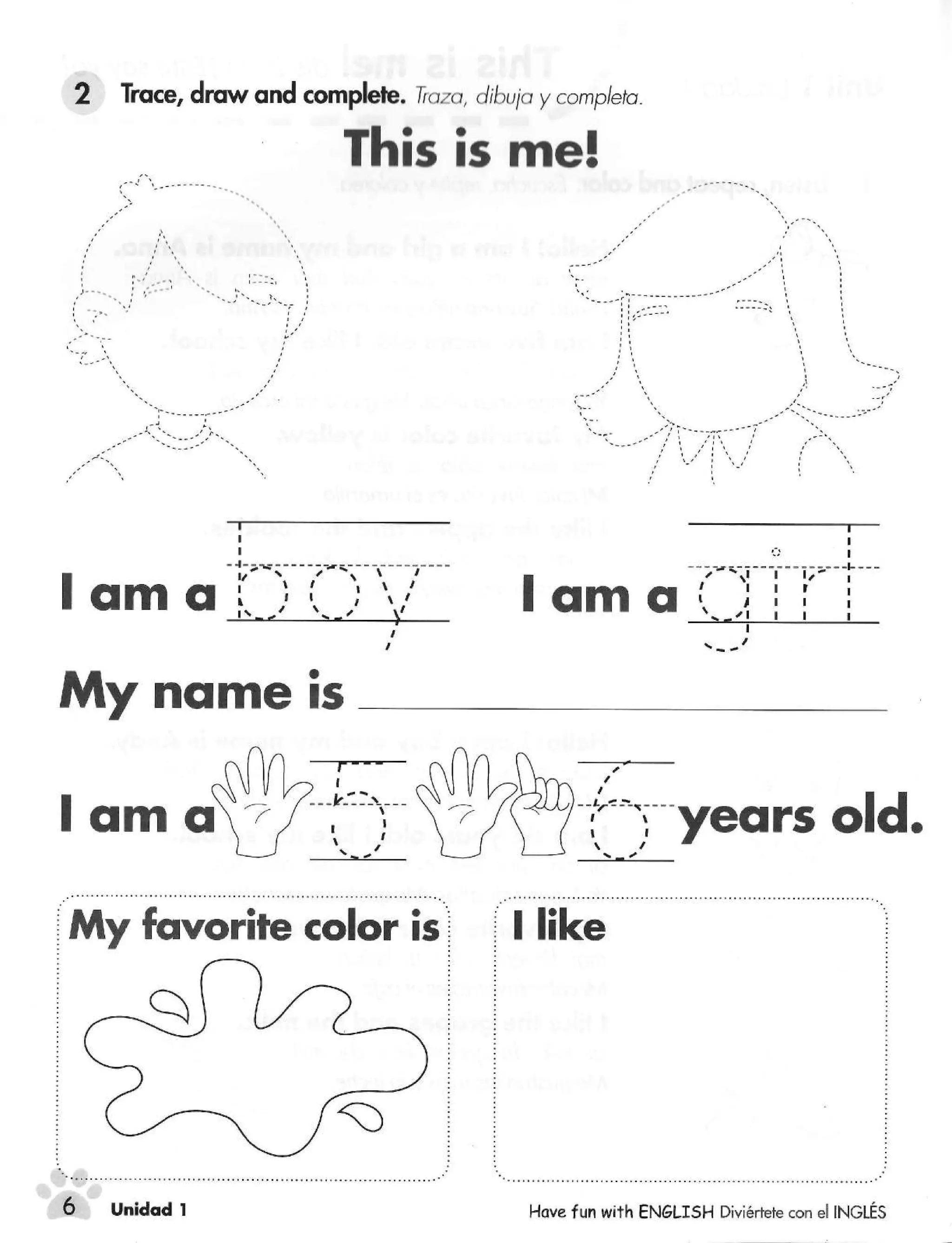Fichas Para Imprimir Para Nios De Primaria Ingles Para Fichas De