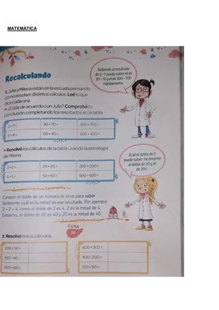 MATEMÁTICA
 