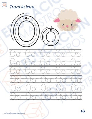educacionmaestros.com
13
Traza la letra:
 