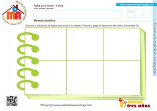 Cuadernillo completo de comunicación para niños de 3 años | PDF