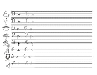 Cuadernillo de caligrafia