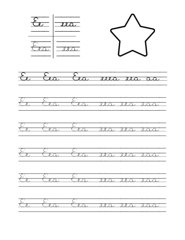 Cuadernillo de caligrafia