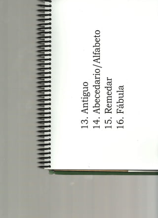 Cuadernillo de estimulos Wisc-IV Nº 01