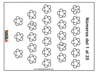 www.materialparamaestros.com
Números
del
1
al
25
1
1
0
1
9
 